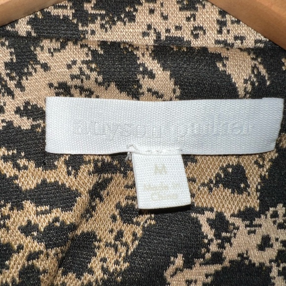 ❤️ ADYSON PARKER ROLL TAB LONGLINE ANIMAL PRINT JACKET WINTER WORK WEAR - Picture 3 of 8